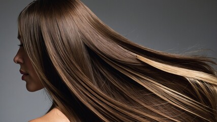 Fototapeta premium woman with long hair