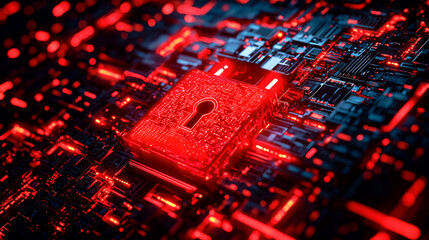 Ransomware Attack Concept