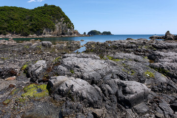 夏山海岸の美しい景観