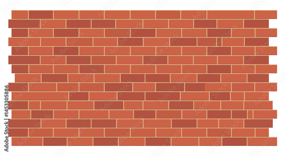 Poster red brick wall texture seamless pattern background for construction design and architecture projects