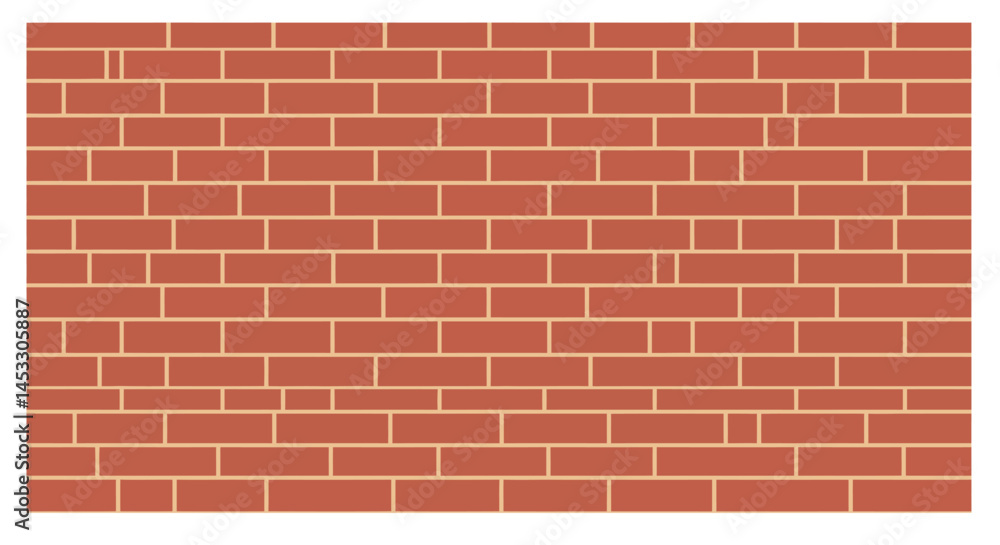 Poster red brick wall texture pattern background seamless design for construction and architecture projects