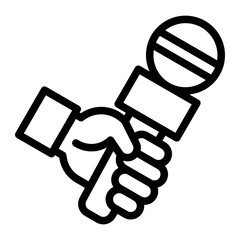 microphone Line Icon