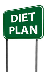 diet plan sign