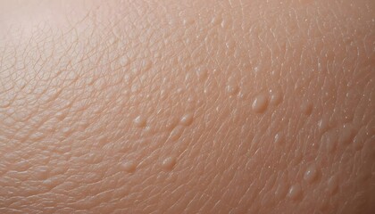 Fototapeta premium Natural Skin Texture Showing Pores and Subtle Fine Lines