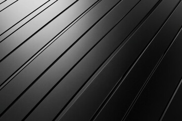 Fototapeta premium Abstract metallic diagonal lines create modern pattern and graphic structure