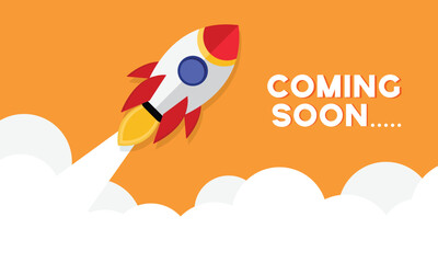 Coming Soon Website Template. Coming Soon Landing Page Design. Coming soon page for a new website.