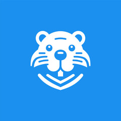Elegant Beaver, Logo Artistic Flair