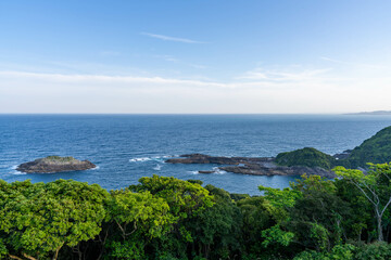 細島灯台（宮崎県日向市）から見た景色