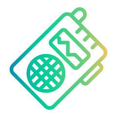 microphone Line Gradient Icon
