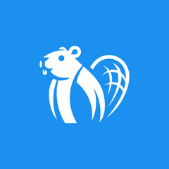 Dynamic Beaver, Logo Creative Design