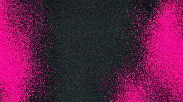 Abstract Pink and Black Spray Paint Texture Background