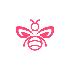 Minimalist Bee Logos for Sleek Brands