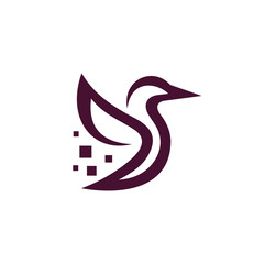 Customizable Bird Logo For Startups