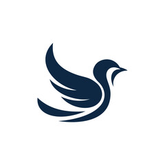 Dynamic Bird Logo For Startups