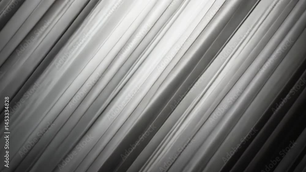Poster dynamic modern abstract background with sleek metallic lines in silver and gray tones, showcasing sm