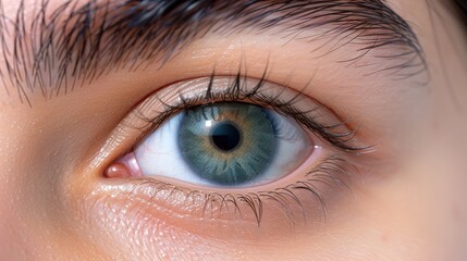 Naklejka premium Eye colors (blue, green, brown, hazel, etc.) HD 8K wallpaper Photographic Image 