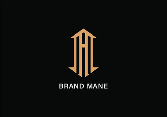 modern luxury monogram logo premium brand identity design emblem