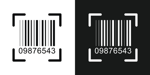 Bar code black and white vertical stripes forming a barcode like pattern, ideal for retail, product identification, inventory management, and modern tracking technologies in eps 10.