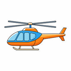 helicopter vector illustration