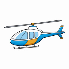 helicopter vector illustration