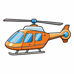 helicopter vector illustration