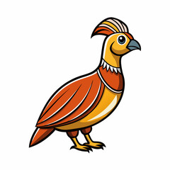 rooster isolated on white