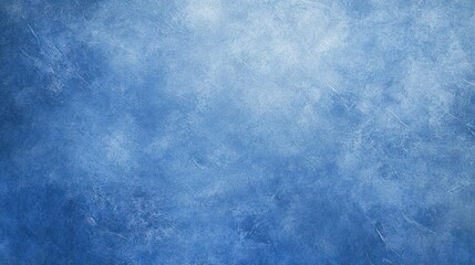 Abstract blue painted background with a textured surface look
