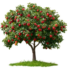 Transparent PNG available Apple tree isolated on transparent background