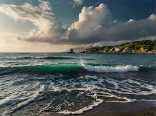 beach and sea