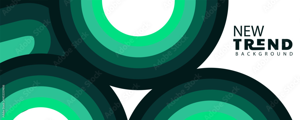 Poster abstract design background, abstract orange and red gradient geometric shape circle background. mode