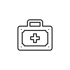 Obraz premium First Aid Kit icon vector