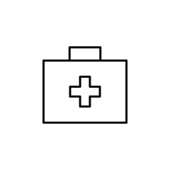 First Aid Kit icon vector