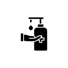 Hand Sanitizer icon vector template