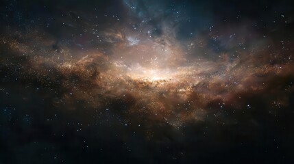 Fototapeta premium Immersive Dense Space with Millions of Stars
