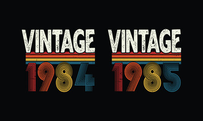 Vintage 1984 and 1985,Birthday vintage .Birthday gift.Born in 1984..Birthday gift 1984.