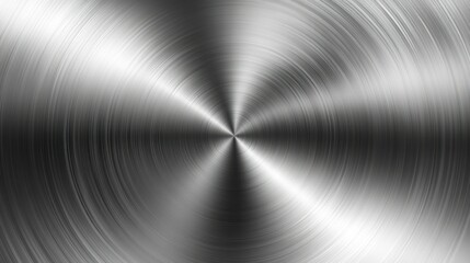 Brushed silver metal texture background with industrial and modern fee