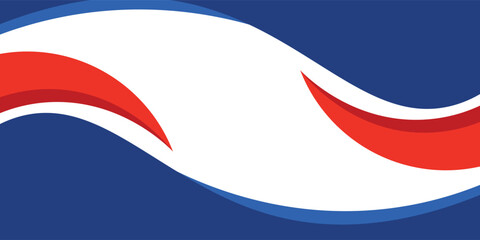 abstract business banner background with red and blue gradient color