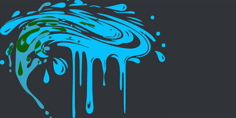 Abstract frame in light blue tone  soccer ball on a white background. Sports design in grunge style. Illustration for sports, athletics, training, workout, etc.