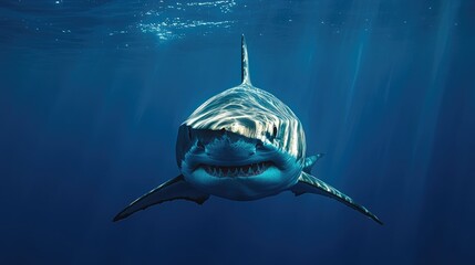 Great White Shark Encounter:  A Close-Up View