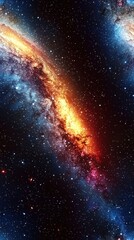 Obraz premium Captivating galaxy filled with stars and nebulas creating a stunning cosmic landscape