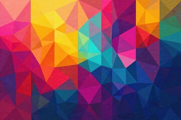 Obraz premium Abstract geometric shapes, vibrant color blocks, shape, abstract
