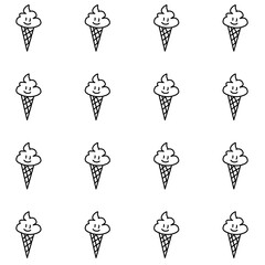 Ice cream cone background