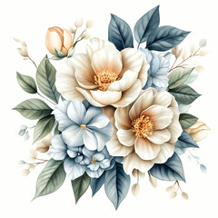 Elegant Floral Arrangement Artwork