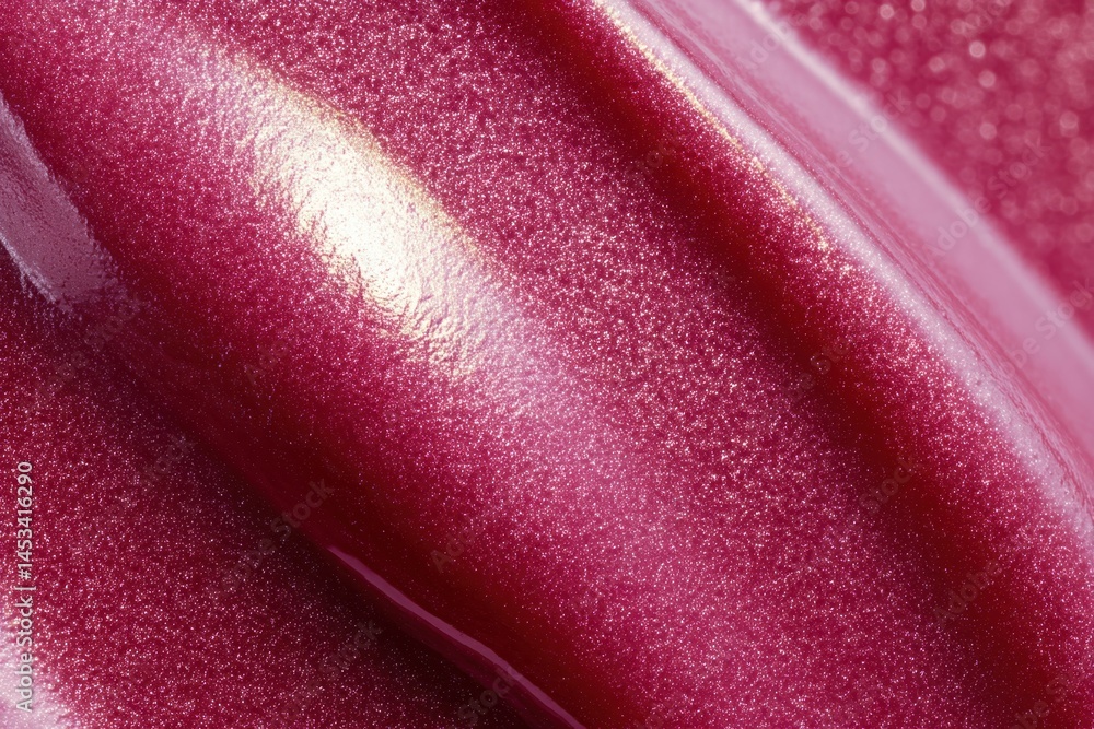 Poster gleaming magenta surface with subtle shimmer and smooth texture for cosmetic product background
