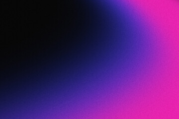 Abstract gradient background with dark blue to bright pink hues.