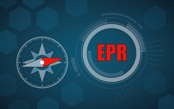 EPR, Producer Responsibility as a graphic with compass