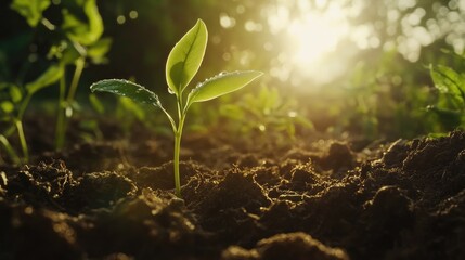 Sunrise Sprout: A New Beginning in Nature's Embrace