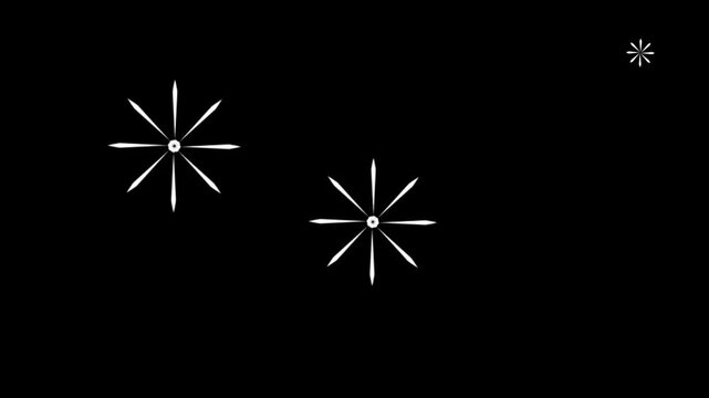 Explosive Motion fireworks and circle Bursts And Sparks  black screen background . Circle Burst Animation, line animation, explosive firework ribbon july fireworks, Bubble and Shape brust element.4k