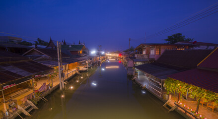 night view of the city