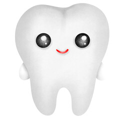 Cute teeth cartoon